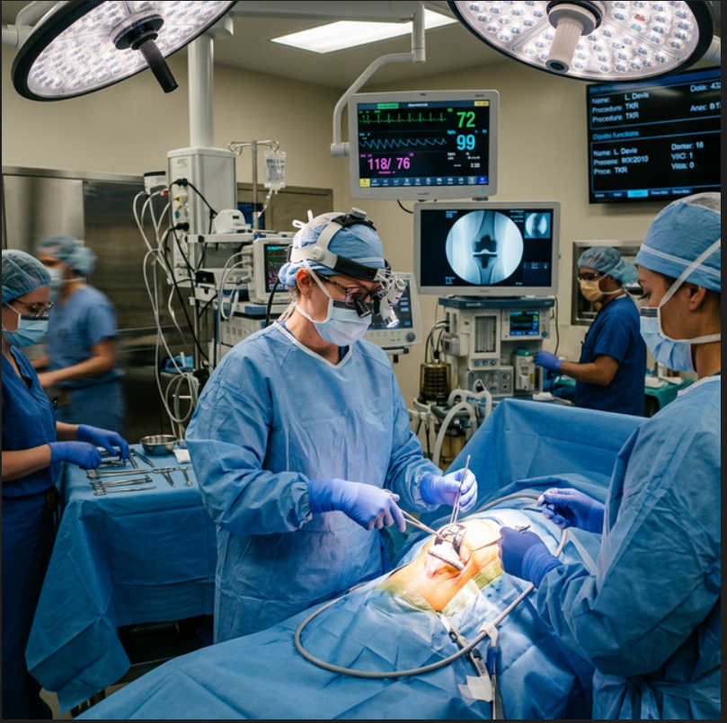 Ambiente cirúrgico moderno e seguro